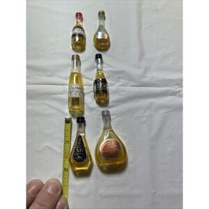 VTG Liquid Cognac Bottle Refrigerator Magnets Fridge Old Master De Narti Minis